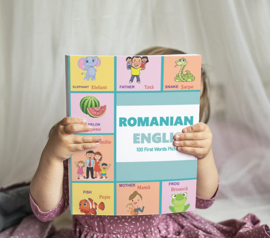 Romanian Childrens Book ( Romanian English 1st 100 Words Book, Romanian